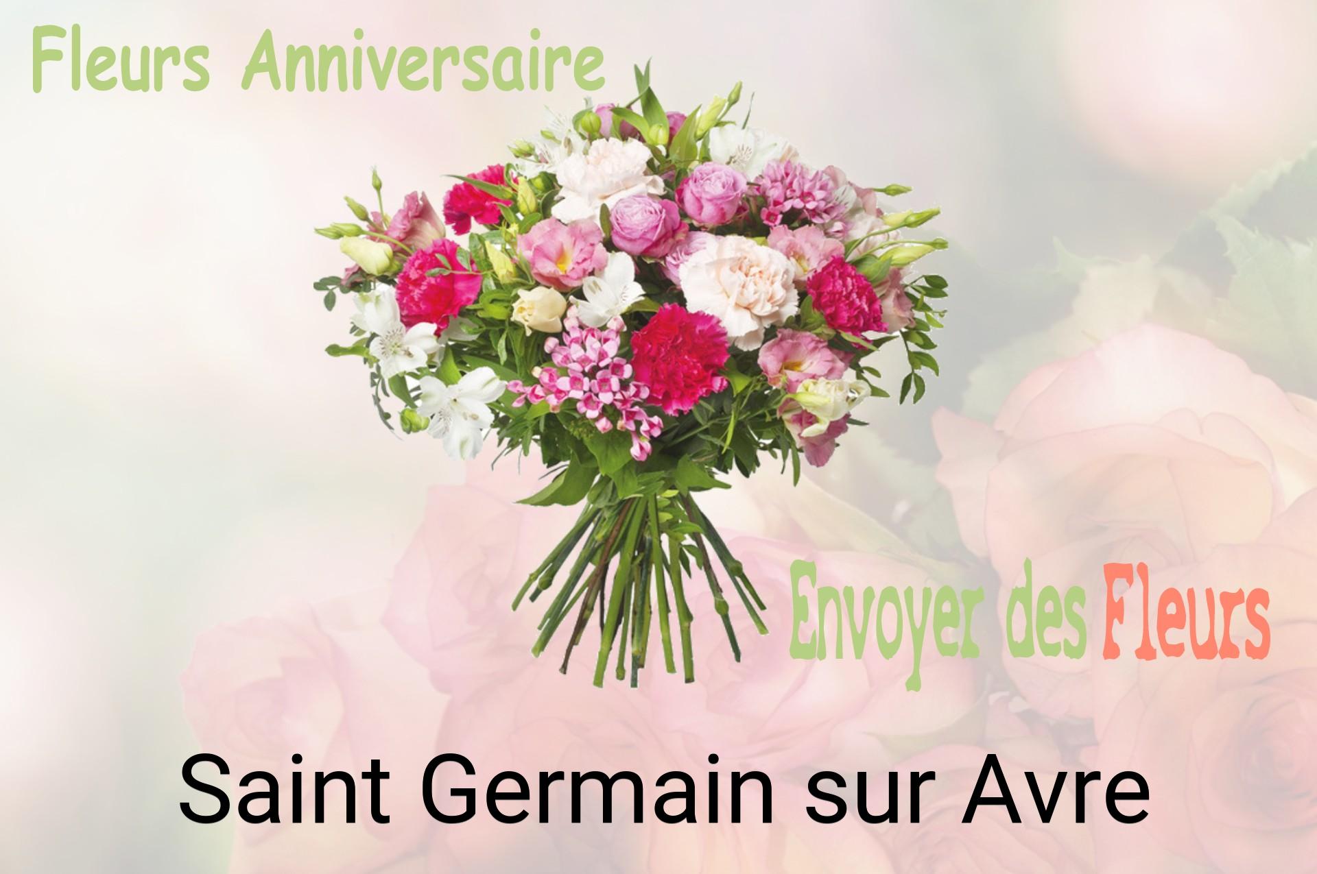 Bouquet de fleurs d’anniversaire livré à Saint-Germain-sur-Avre